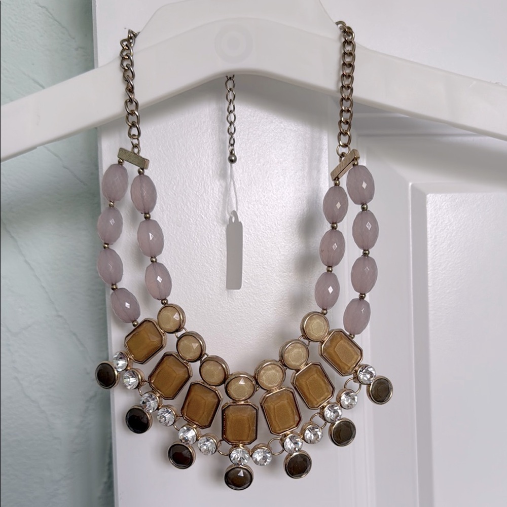 EXPRESS statement bib necklace